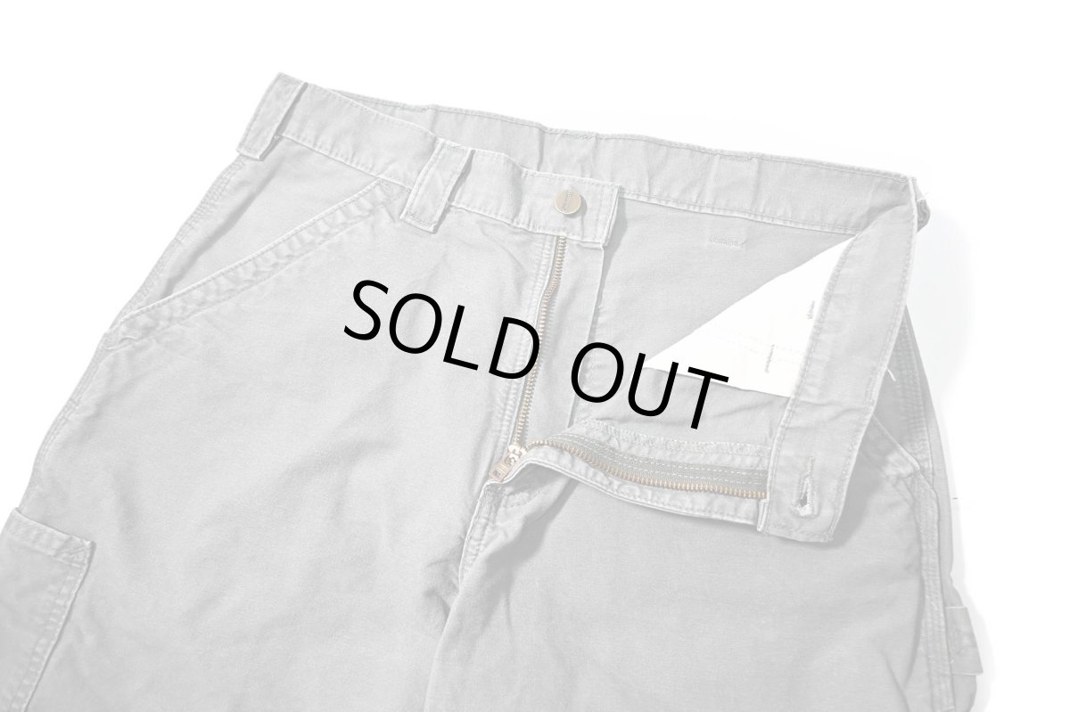 画像4: Used Carhartt Canvas Utility Work Shorts Moss (4)