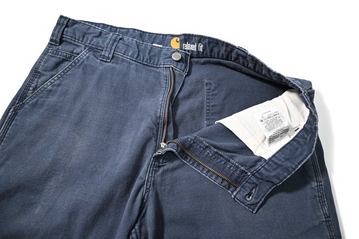 画像4: Used Carhartt Rugged FLEX Rigby Shorts Navy (4)