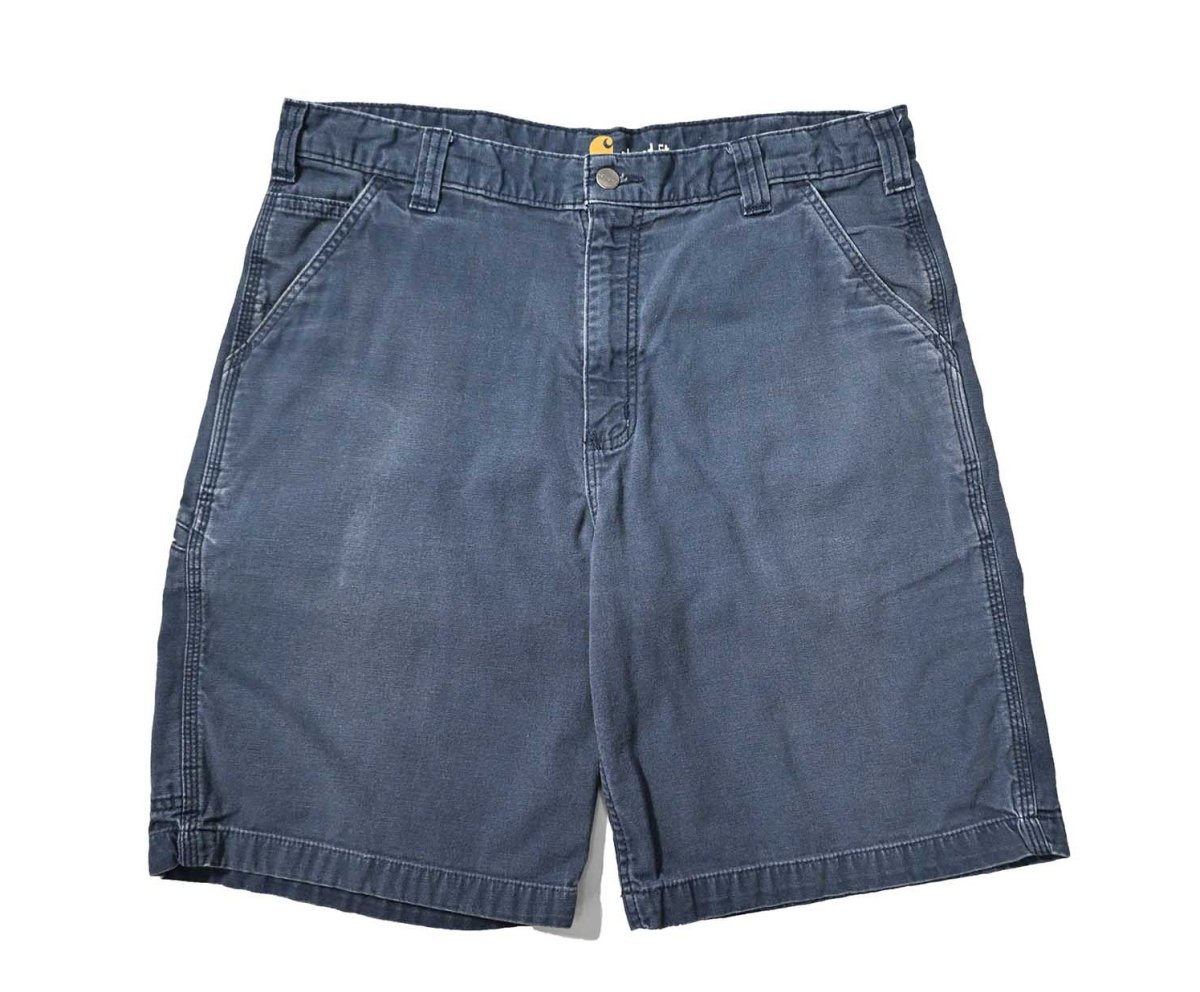 画像1: Used Carhartt Rugged FLEX Rigby Shorts Navy (1)
