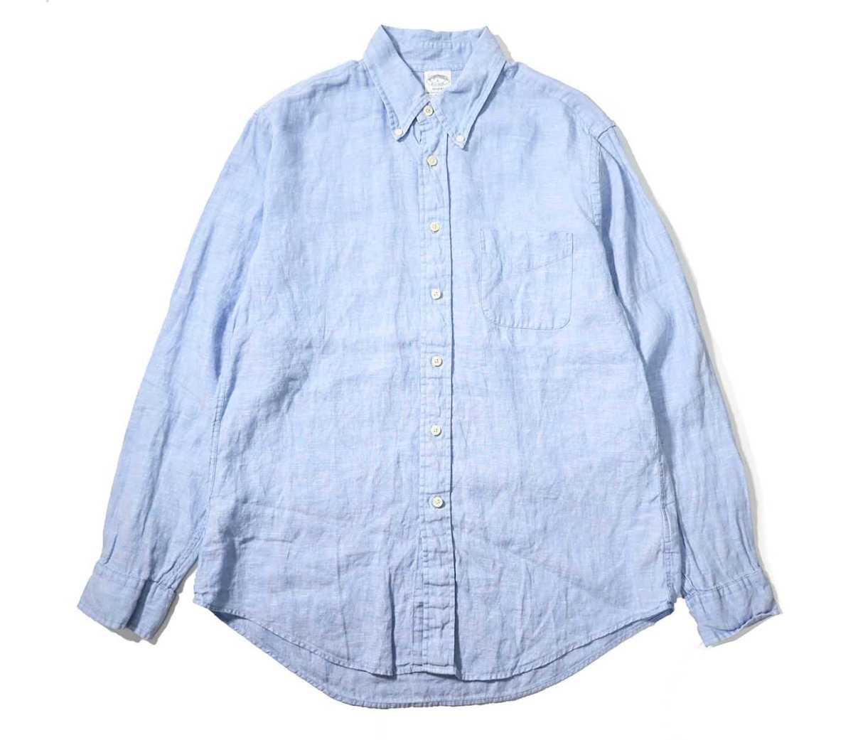 画像1: Used Brooks Brothers Irish Linen Shirt (1)