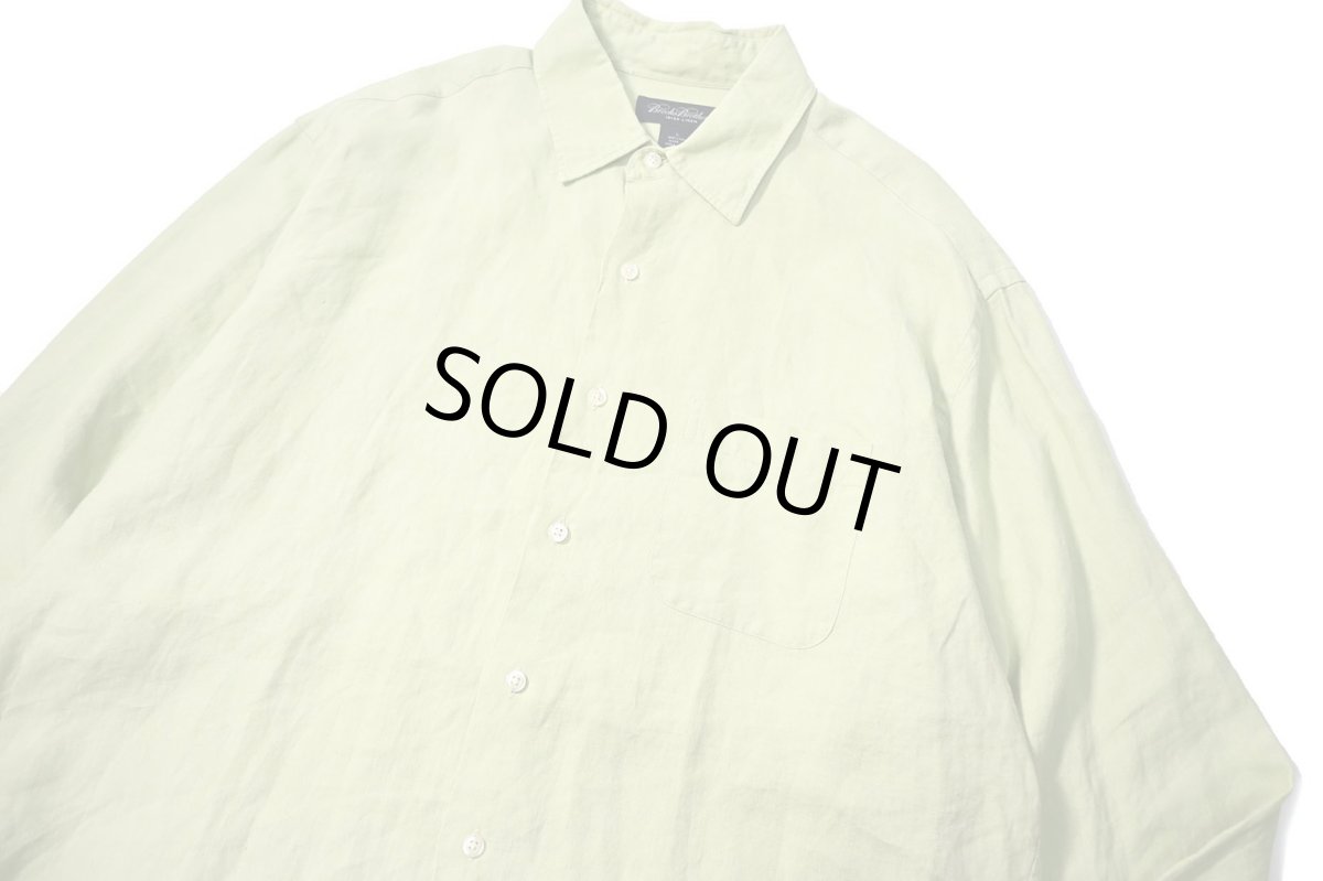 画像2: Used Brooks Brothers Irish Linen Shirt (2)
