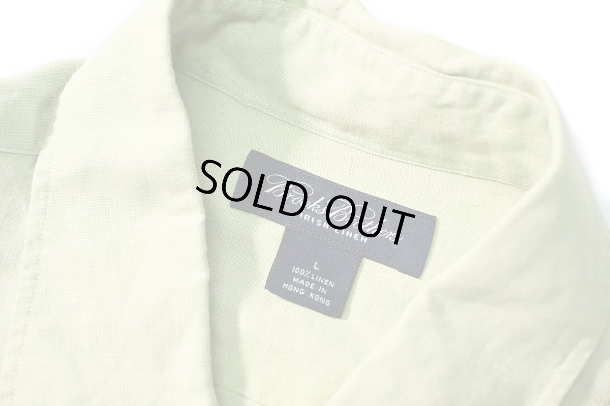 画像4: Used Brooks Brothers Irish Linen Shirt (4)