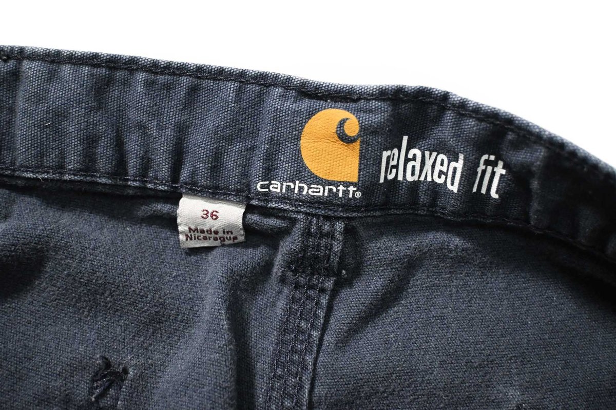 画像5: Used Carhartt Rugged FLEX Rigby Shorts Navy (5)