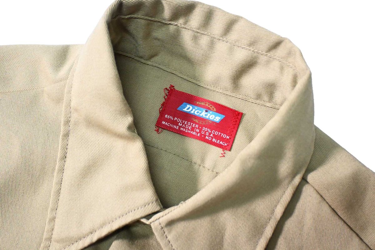画像4: 70s Used Dickies Embroidered Work Shirt made in USA (4)