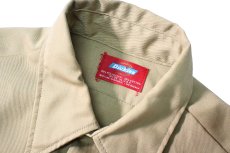 画像4: 70s Used Dickies Embroidered Work Shirt made in USA (4)