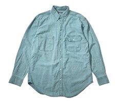 画像1: 80s Used Woolrich Chambray Shirt made in USA (1)