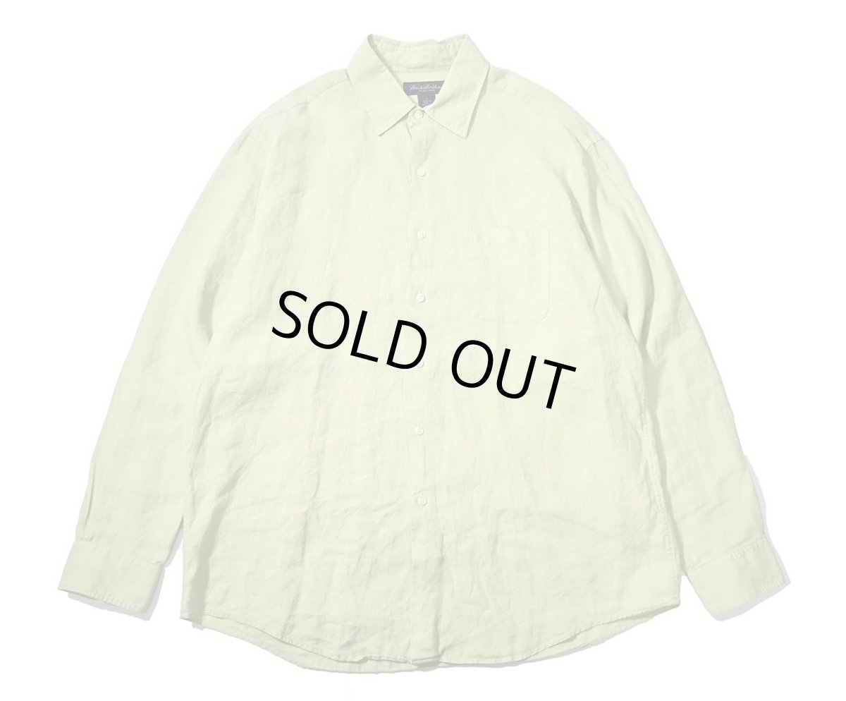 画像1: Used Brooks Brothers Irish Linen Shirt (1)