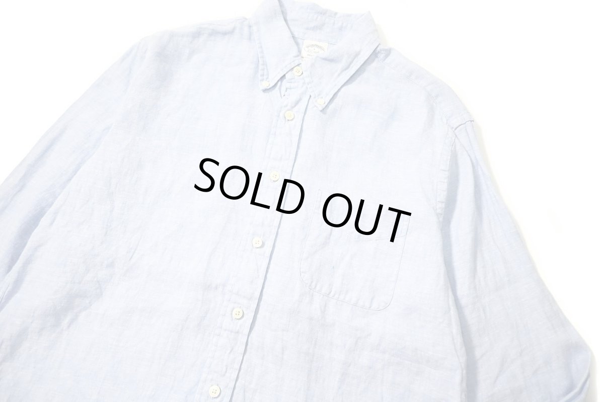 画像2: Used Brooks Brothers Irish Linen Shirt (2)