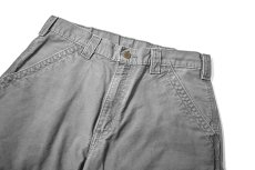 画像2: Used Carhartt Canvas Utility Work Short Moss (2)