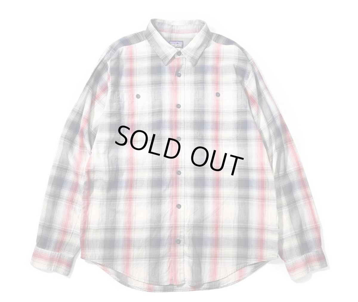 画像1: Used patagonia Pima Cotton Shirt パタゴニア (1)