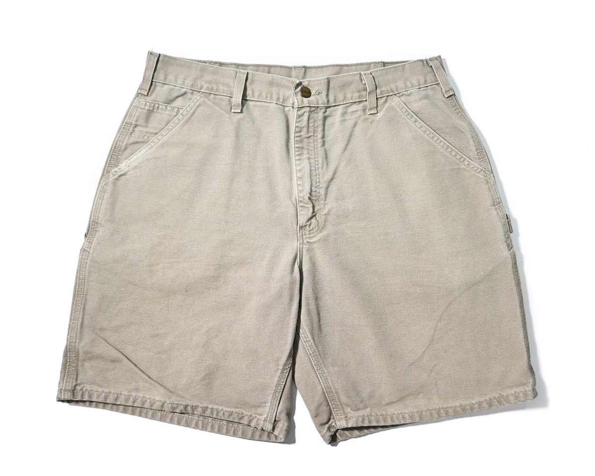 画像1: 02' Used Carhartt Duck Work Short Desert (1)
