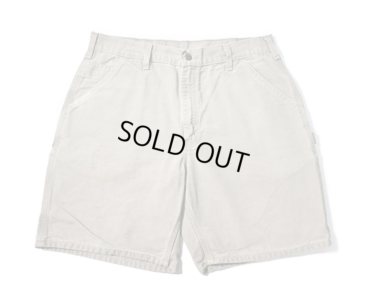 画像1: 02' Used Carhartt Duck Work Short Desert (1)