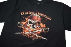 画像2: 00s Used Harley-Davidson Print Tee made in USA (2)