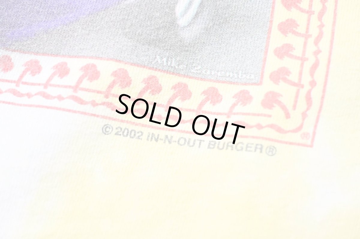 画像5: 00s Used In-N-Out Burger Print Tee (5)