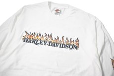 画像2: 00s Used Harley-Davidson L/S Print Tee made in USA (2)