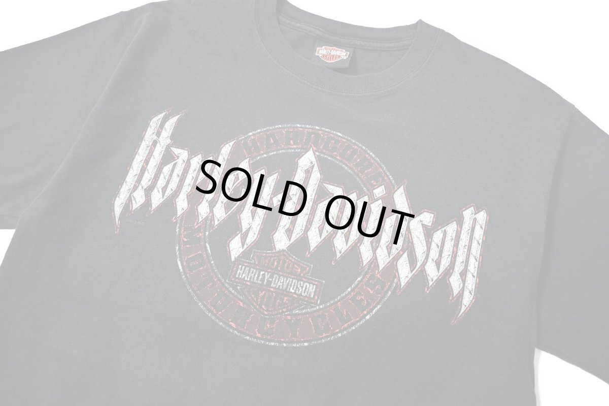 画像2: Used Harley-Davidson Print Tee (2)