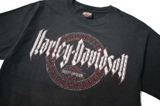 画像2: Used Harley-Davidson Print Tee (2)