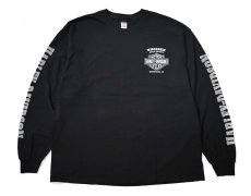 画像1: Used Harley-Davidson L/S Print Tee (1)