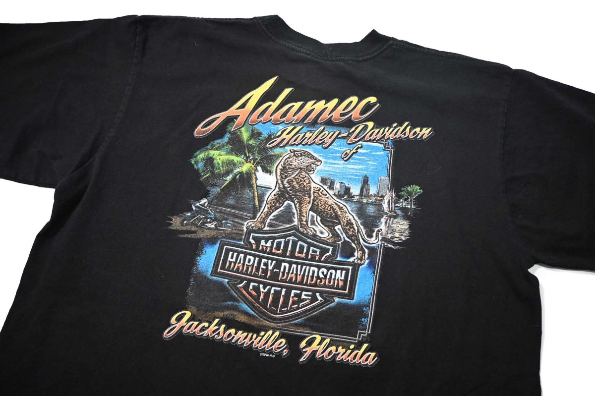 画像6: 00s Used Harley-Davidson Print Tee made in USA (6)