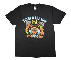 画像1: 00s Used Harley-Davidson Print Tee (1)