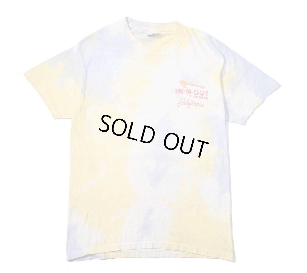画像1: 00s Used In-N-Out Burger Print Tee (1)