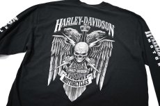 画像6: Used Harley-Davidson L/S Print Tee (6)