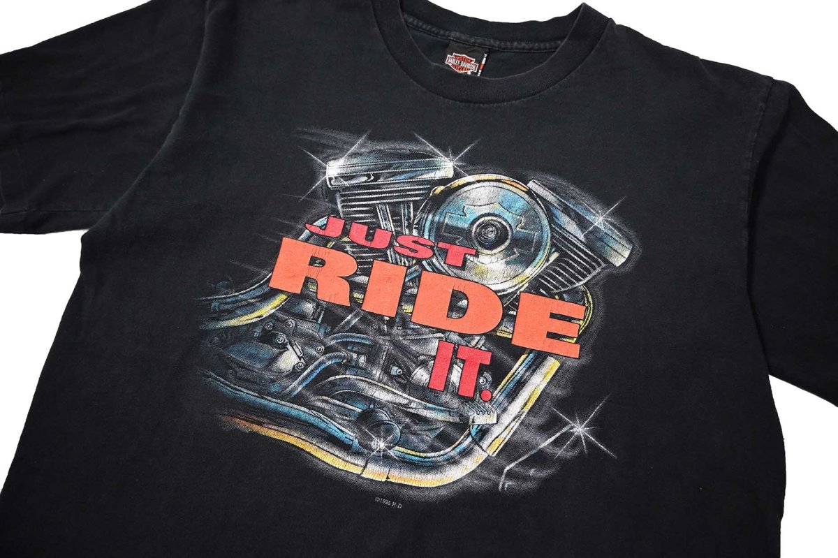 画像2: 90s Used Harley-Davidson Print Tee made in USA (2)