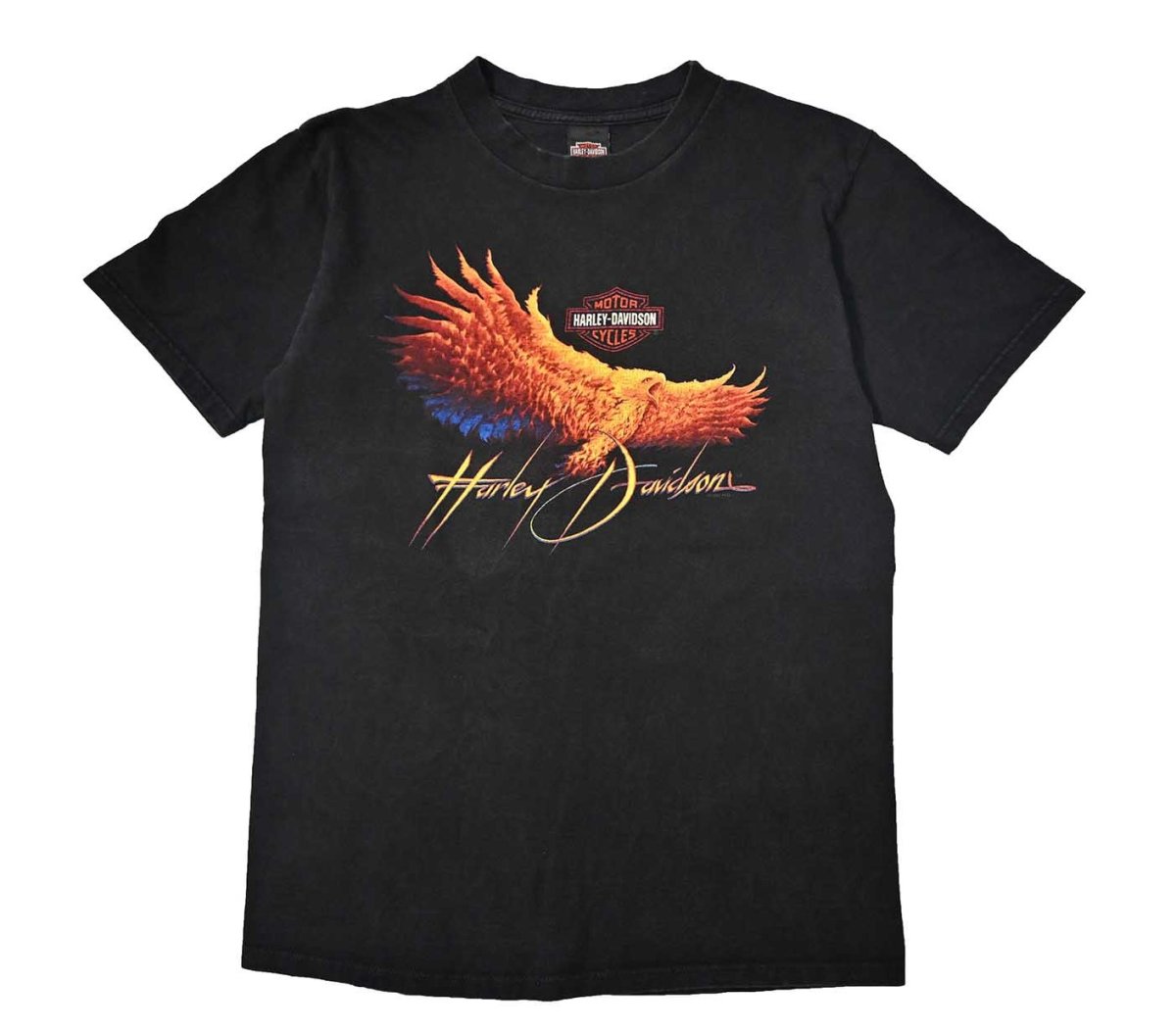 画像1: 90s Used Harley-Davidson Print Tee made in USA (1)