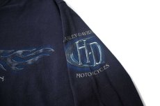 画像5: 00s Used Harley-Davidson L/S Print Tee made in USA (5)