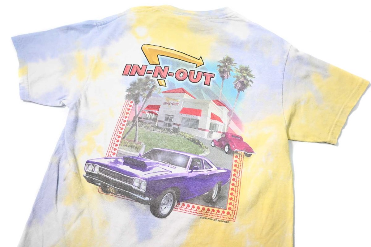 画像4: 00s Used In-N-Out Burger Print Tee (4)