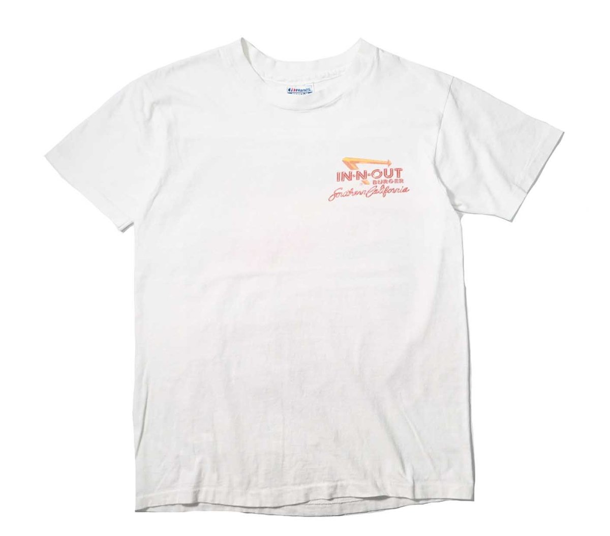 画像1: 90s Used In-N-Out Burger Print Tee made in USA (1)