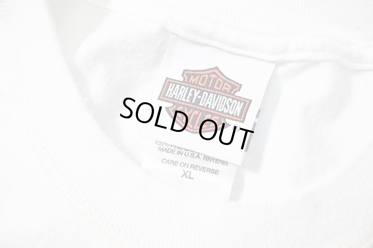 画像6: 00s Used Harley-Davidson L/S Print Tee made in USA (6)