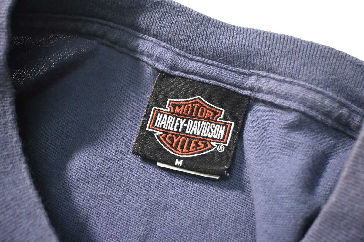 画像6: 00s Used Harley-Davidson L/S Print Tee made in USA (6)