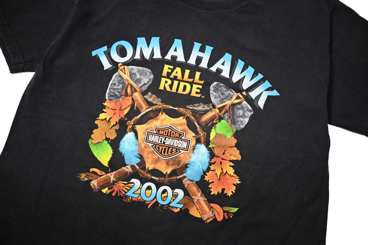 画像2: 00s Used Harley-Davidson Print Tee (2)