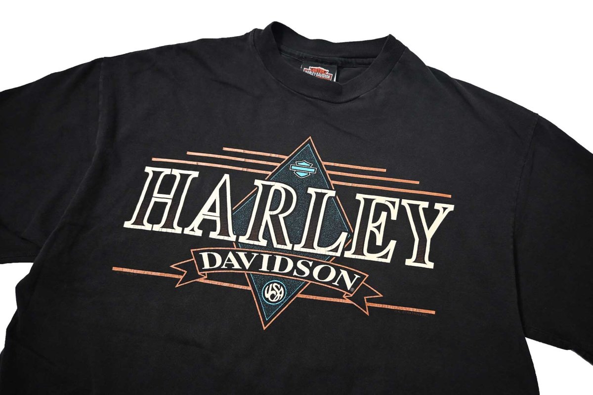 画像2: 90s Used Harley-Davidson Print Tee made in USA (2)