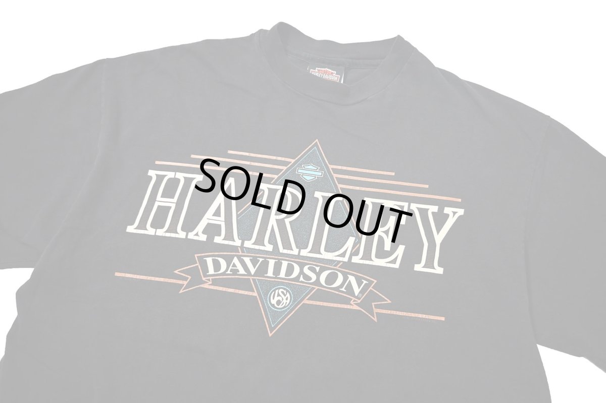 画像2: 90s Used Harley-Davidson Print Tee made in USA (2)