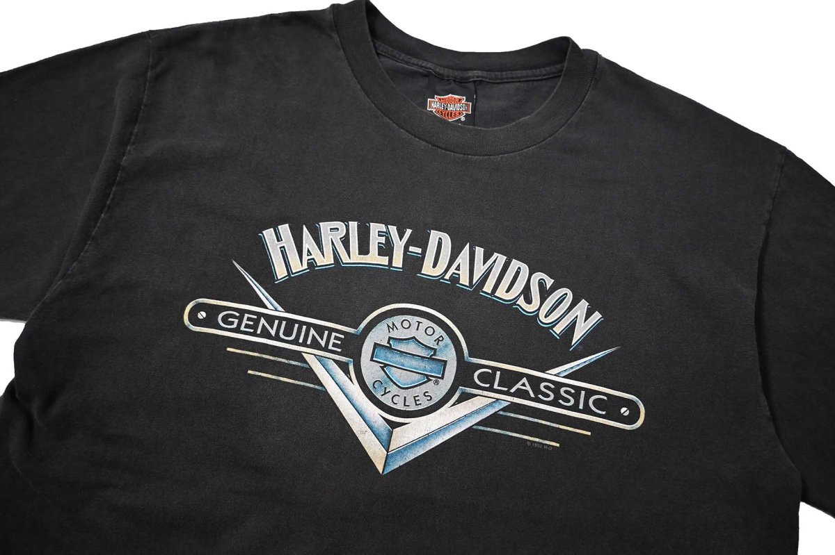 画像2: 90s Used Harley-Davidson Print Tee made in USA (2)