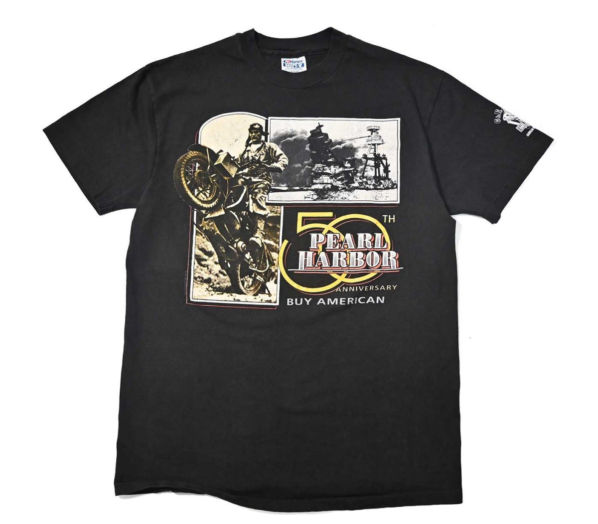 画像1: 90s Used Harley-Davidson Print Tee made in USA (1)