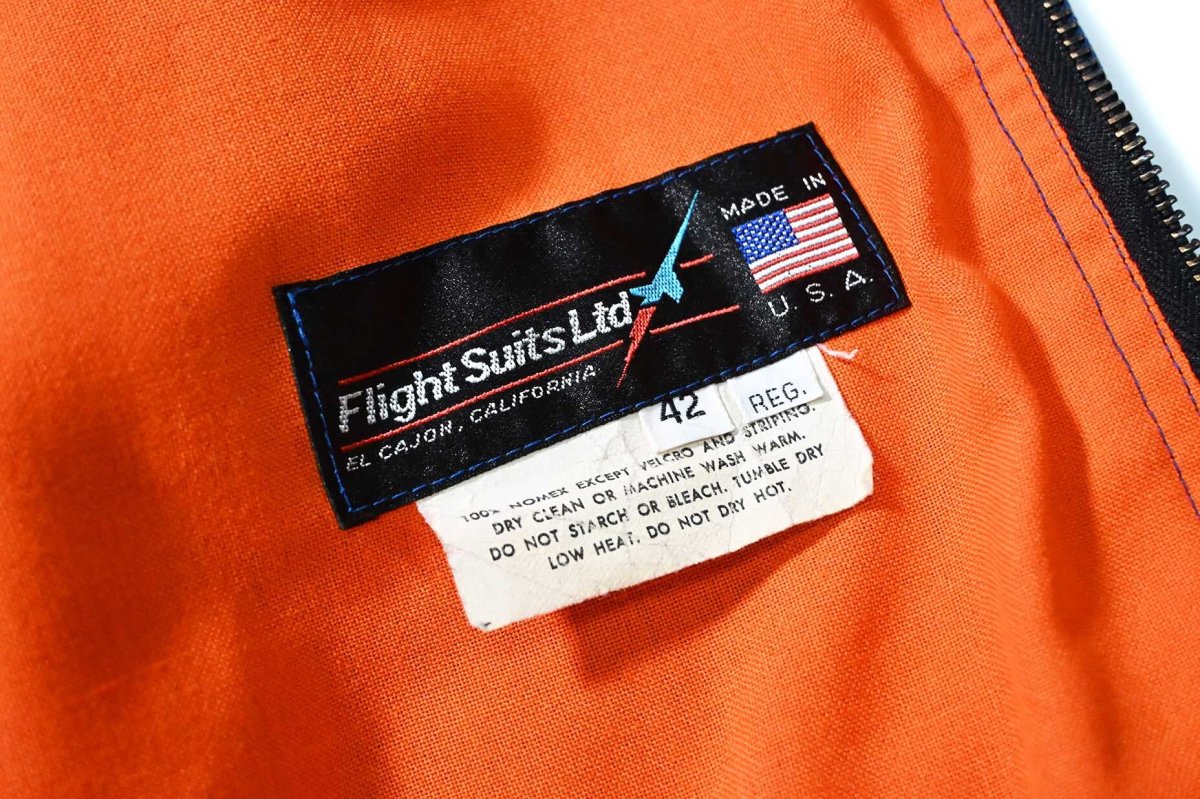 画像4: 80-90s Used Flight Suits Ltd. Nomex Flight Jacket made in USA (4)