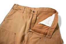 画像6: 20' Used Carhartt Duck Double Knee Carpenter Pants Brown カーハート (6)