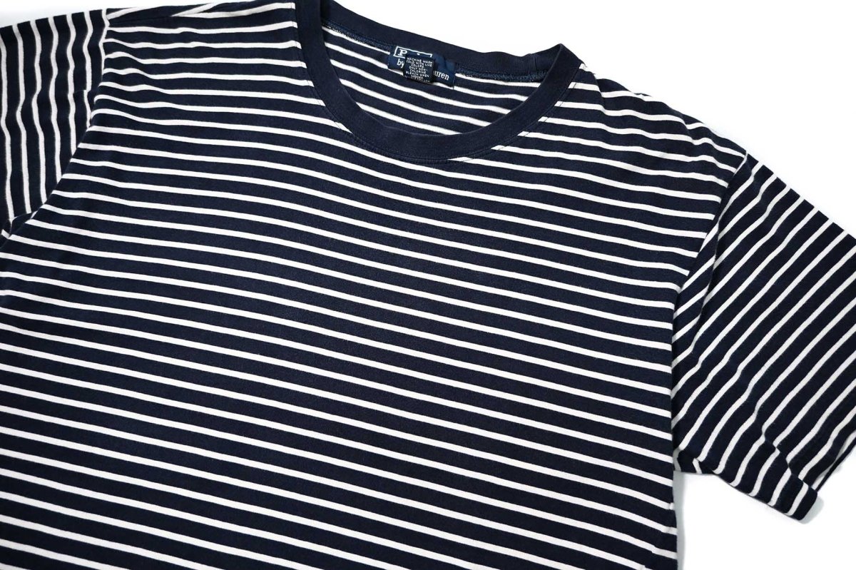画像2: 90-00s Used Polo Ralph Lauren Border Tee (2)