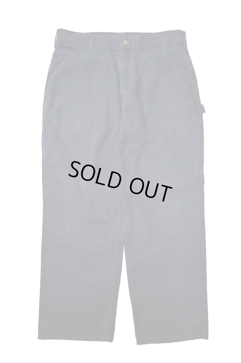 画像1: 16' Used Carhartt Duck Carpenter Pants Midnight カーハート (1)