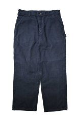 画像1: 16' Used Carhartt Duck Carpenter Pants Midnight カーハート (1)