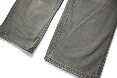 画像3: 18' Used Carhartt Duck Carpenter Pants Moss カーハート (3)