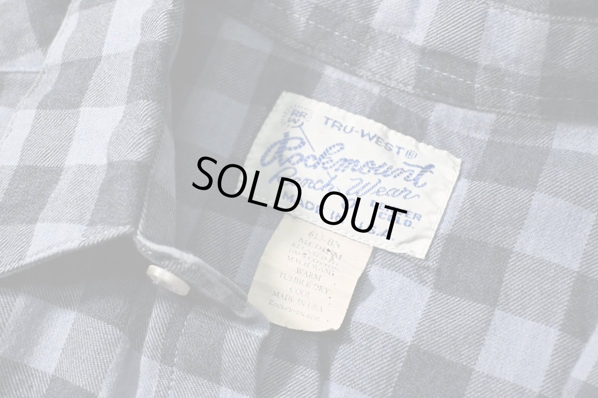 画像4: Used Rockmount Ranch Wear Western Shirt made in USA (4)