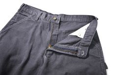 画像5: 14' Used Carhartt Duck Carpenter Pants Petrol Blue カーハート (5)