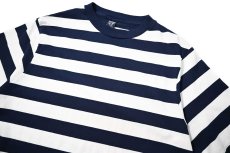 画像2: 80-90s Used Lands' End Border Tee made in USA (2)