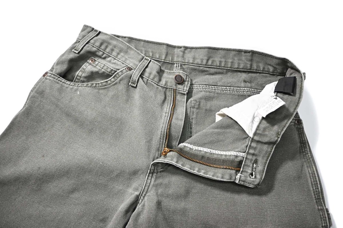 画像5: Used Dickies Duck Carpenter Pants Moss (5)