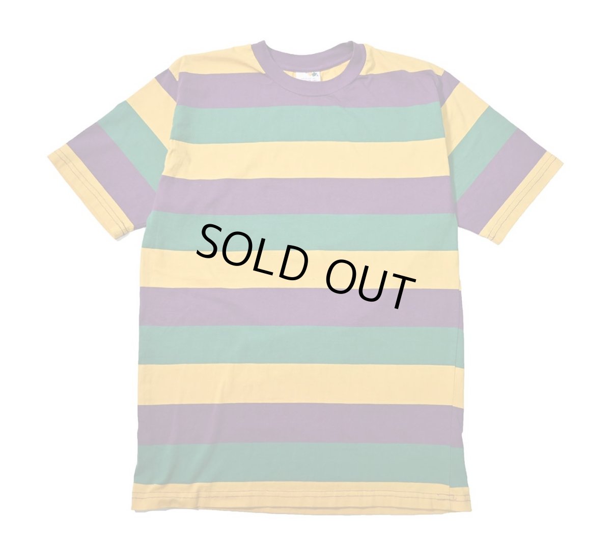 画像1: Used Kaplin Inc Border Tee (1)