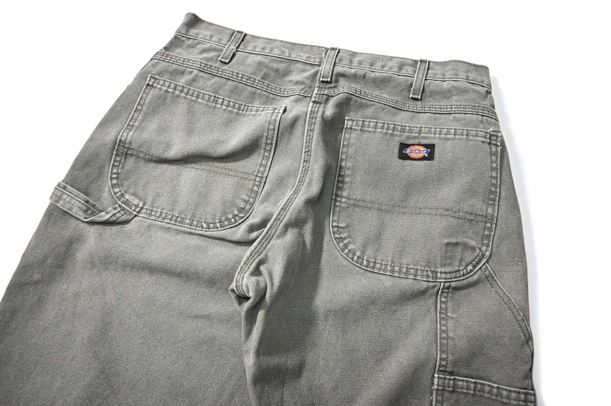 画像4: Used Dickies Duck Carpenter Pants Moss (4)